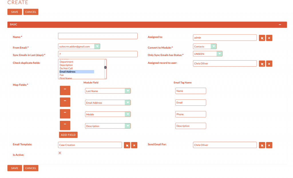 Tool support administrator easier to custom mapping fields