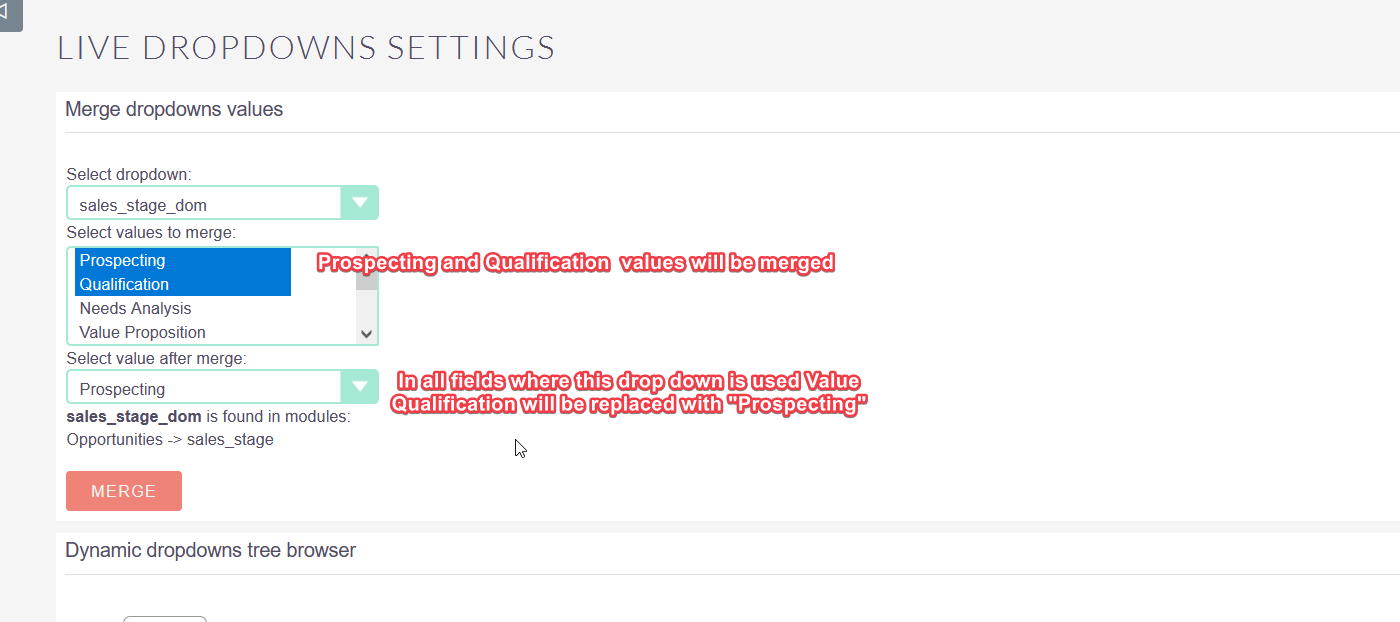 Effortless Dropdown Value Additions