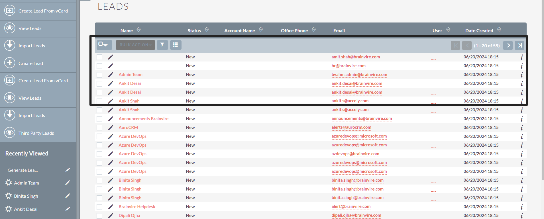 Descriptive image related to https://store.suitecrm.com/addons/emailtolead - 5