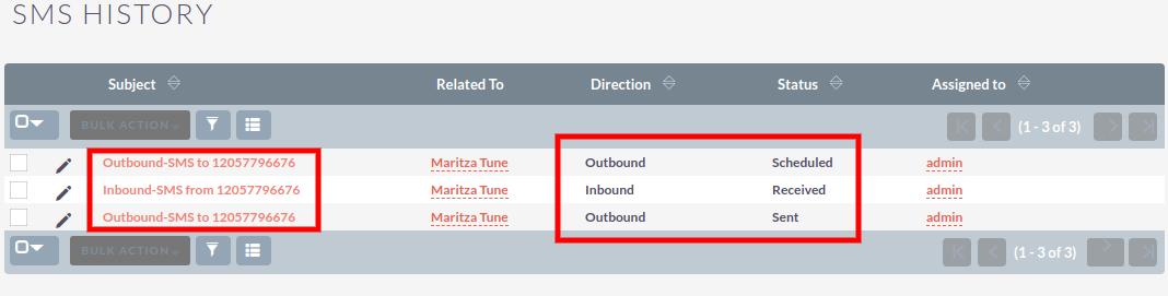 Integration with various SMS Gateways