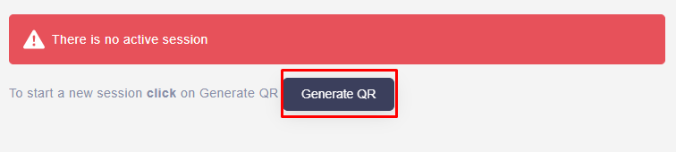 Generating QR code for integration