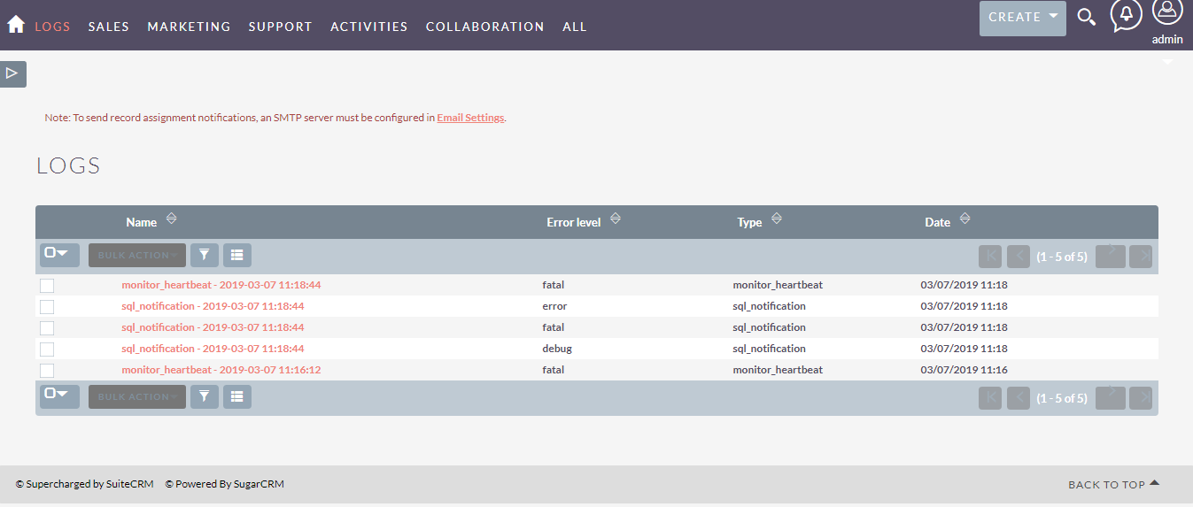 Descriptive image related to Monitor for SuiteCRM - real-time system checks