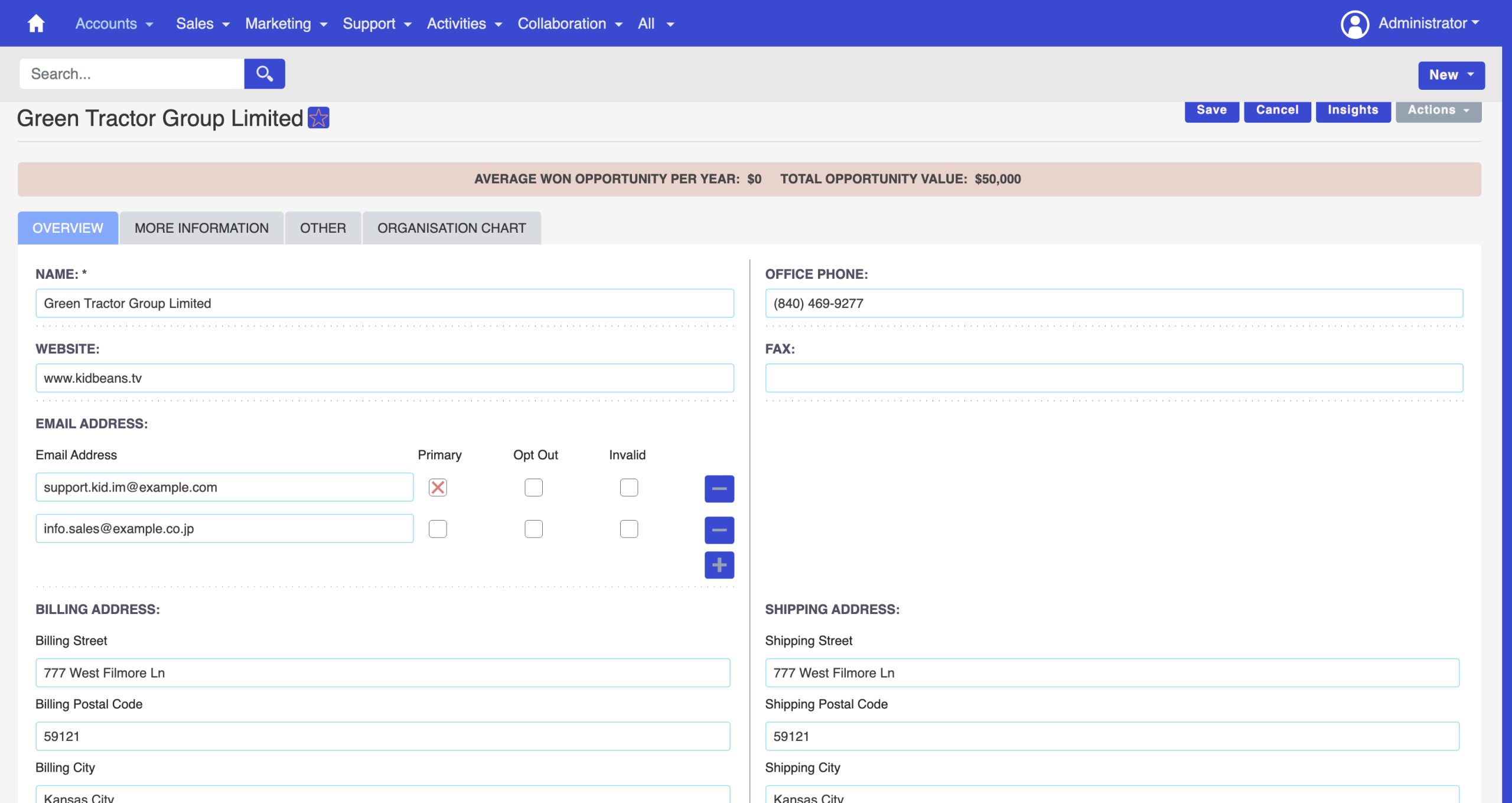 Team collaboration on SuiteCRM with personalized themes