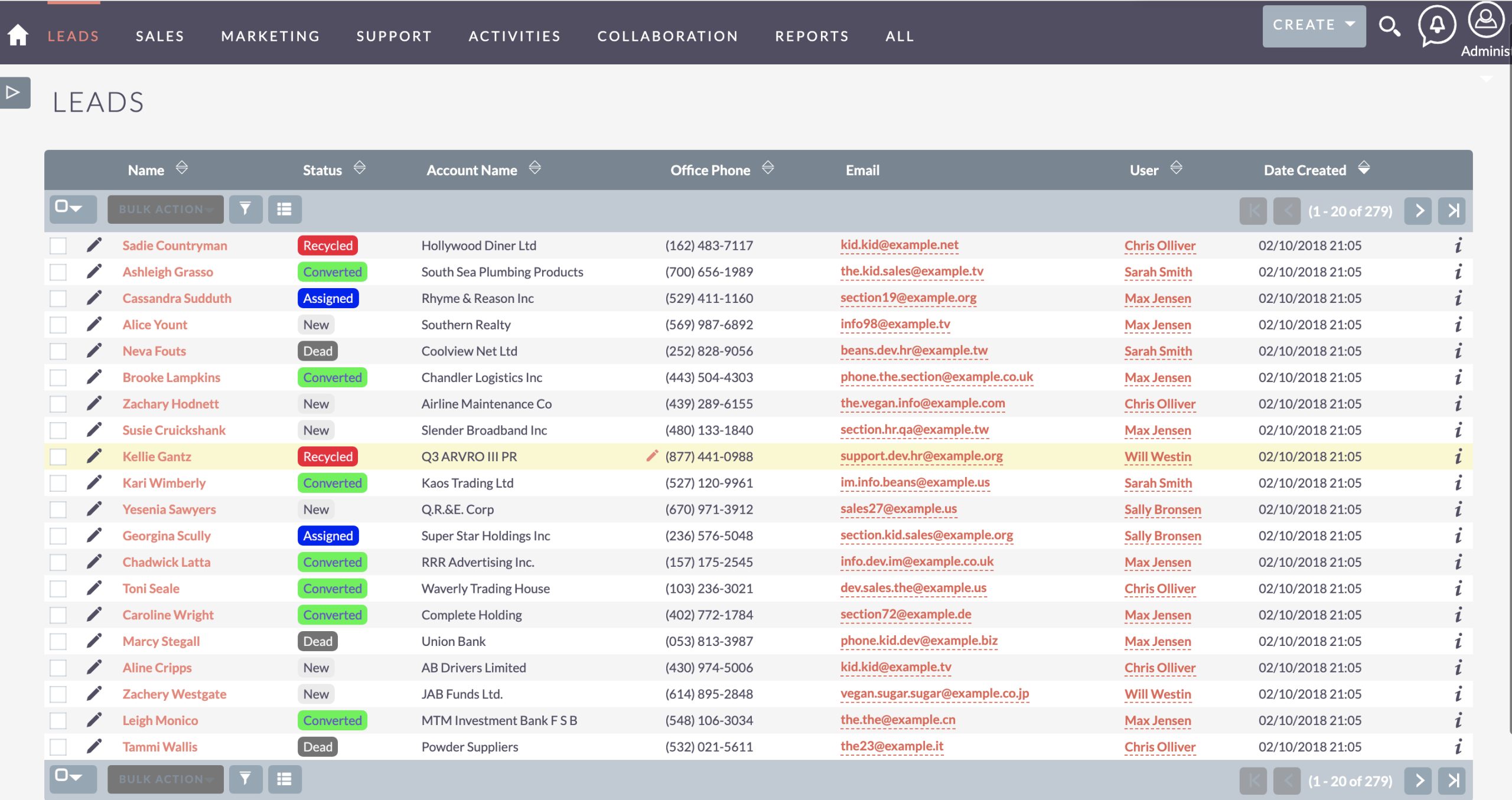 Example of highlighted fields using MTS Field Highlight